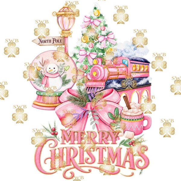 Digital Download Pink Christmas Express #20