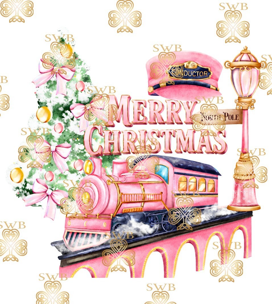 Digital Download Pink Christmas Express #4