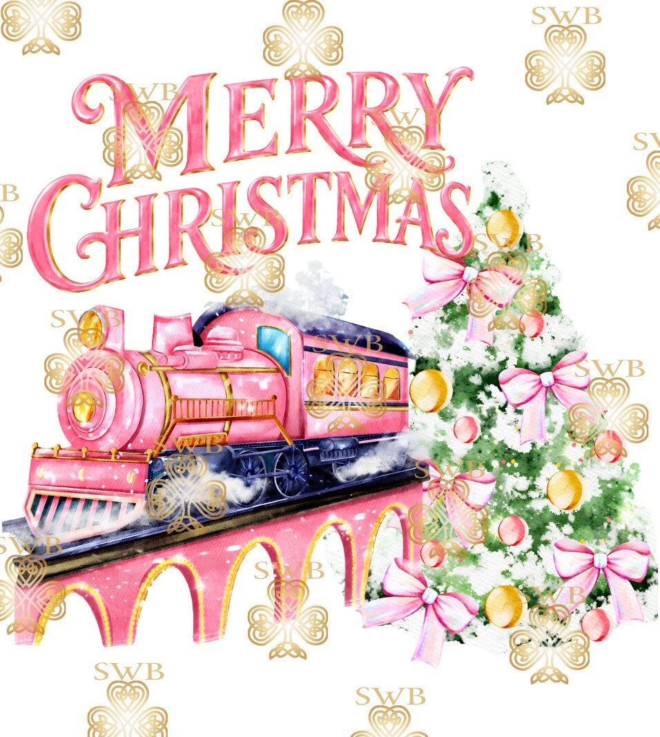 Digital Download Pink Christmas Express #5