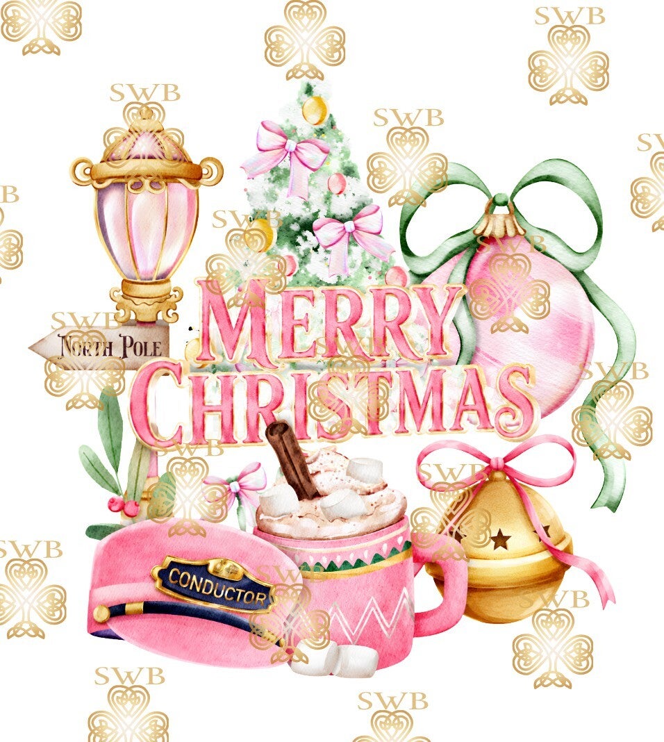 Digital Download Pink Christmas Express #8