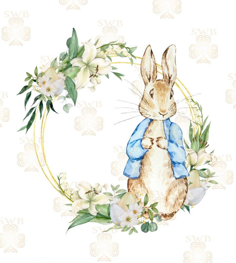 DTF or UVDTF Print -Peter & Flopsy Rabbit #13 | Shamrock Wholesale Blanks