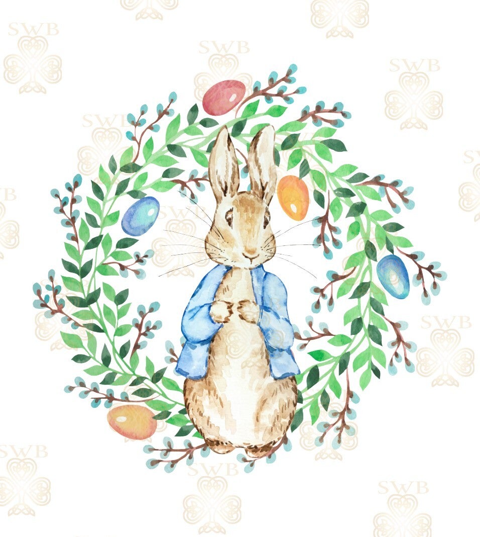 DTF or UVDTF Print -Peter & Flopsy Rabbit #14 | Shamrock Wholesale Blanks