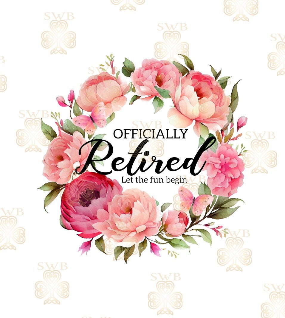 DTF or UVDTF Print - Retirement #3