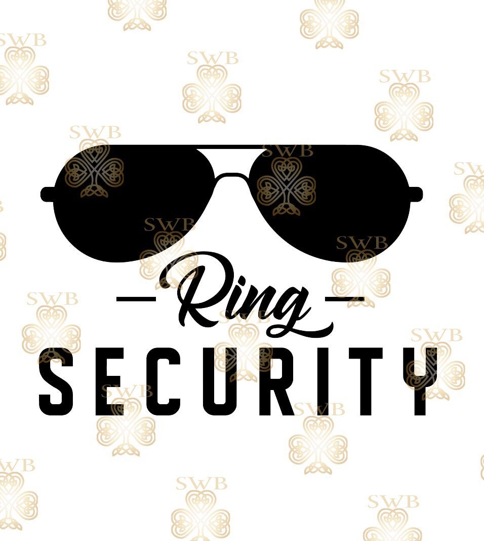DTF, UVDTF or Sublimation Print -Ring Security #1
