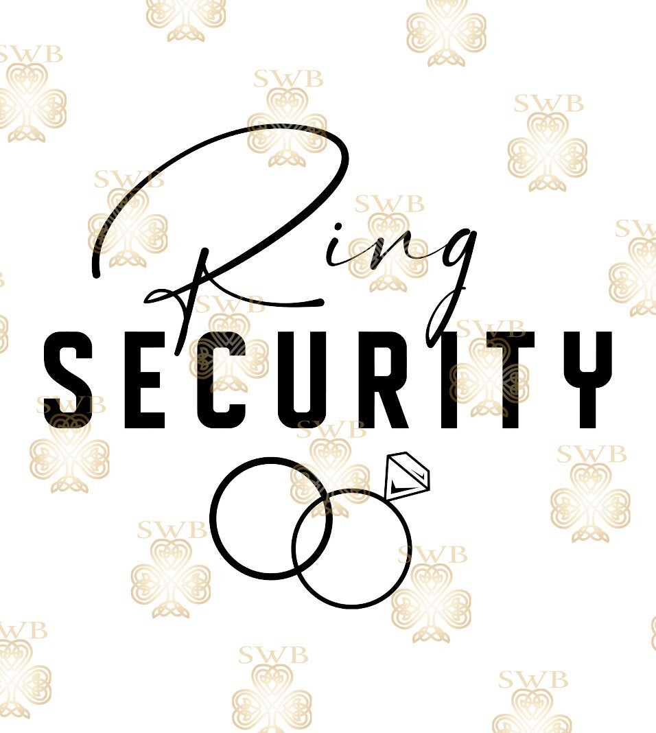DTF, UVDTF or Sublimation Print -Ring Security #2