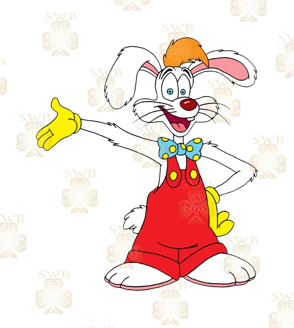 DTF or UVDTF Print -Roger Rabbit #1