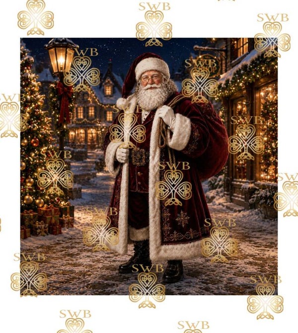 DTF or UVDTF Print -Santa #10