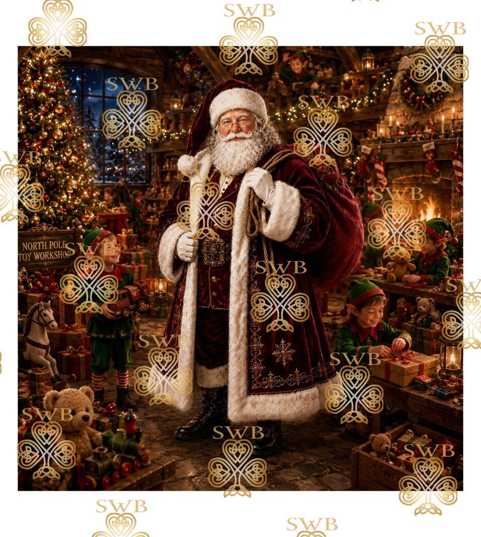 DTF or UVDTF Print -Santa #11