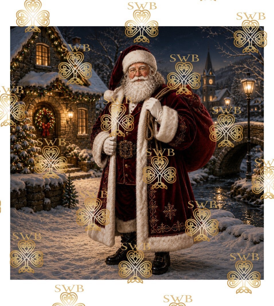 DTF or UVDTF Print -Santa #14