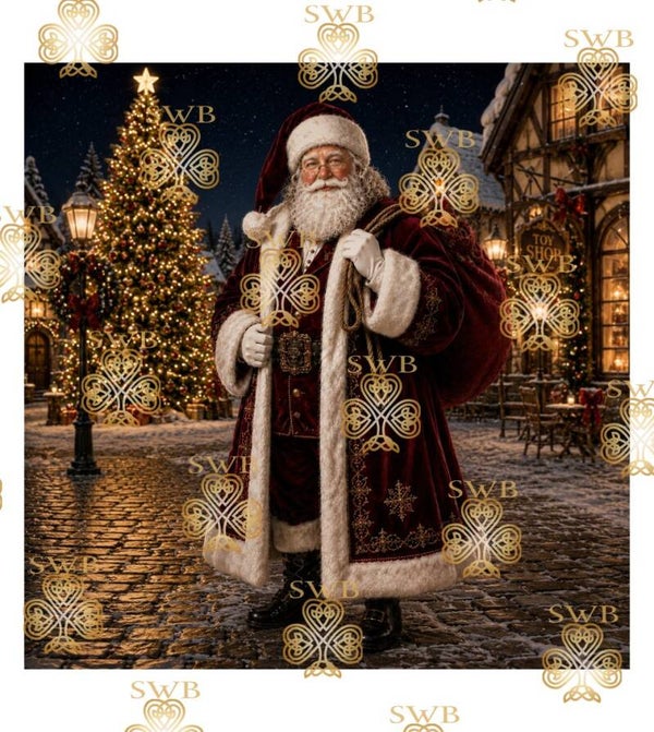 DTF or UVDTF Print -Santa #15