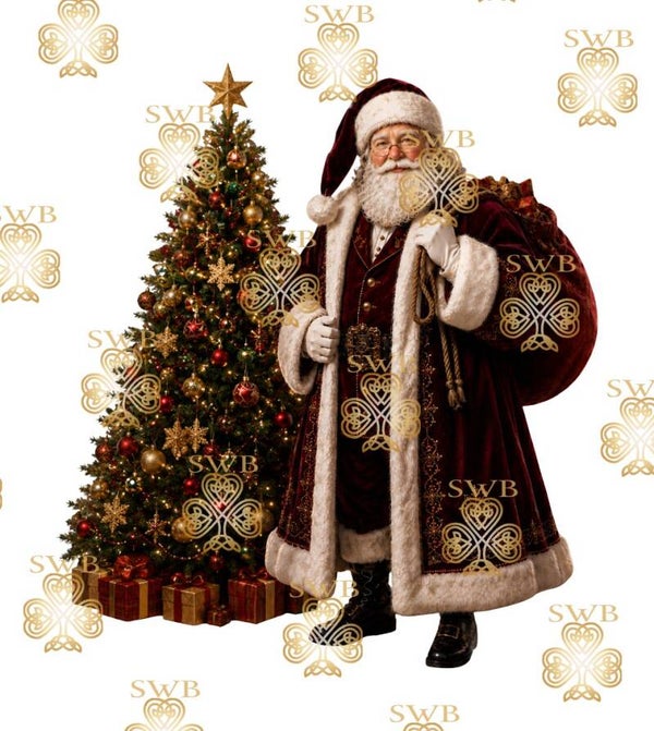 DTF or UVDTF Print -Santa #19