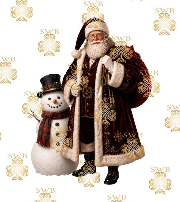 DTF or UVDTF Print -Santa #20