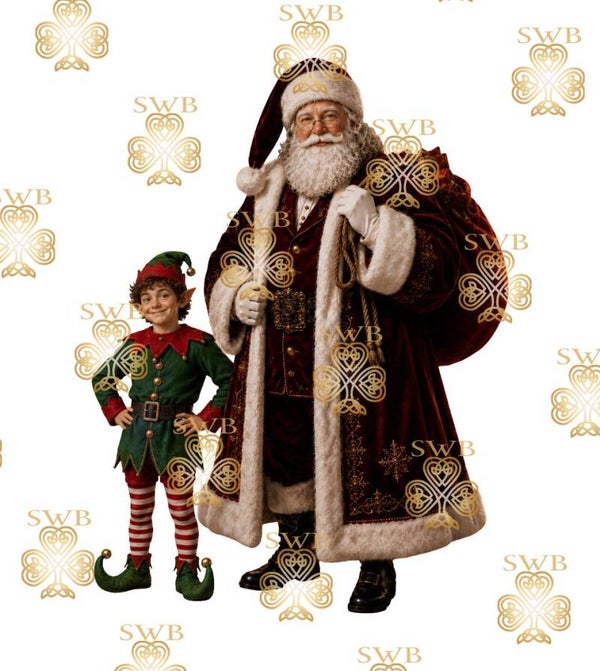 DTF or UVDTF Print -Santa #22