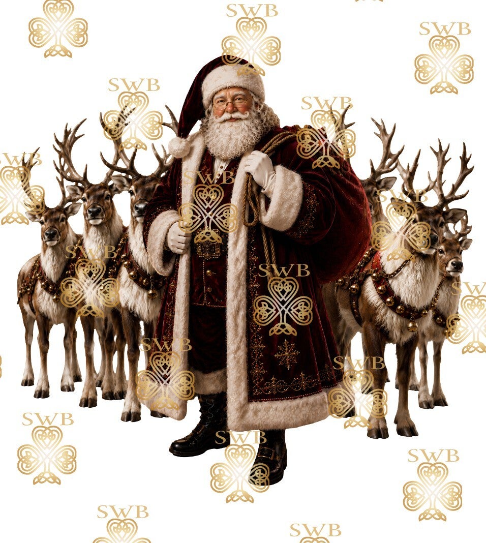 DTF or UVDTF Print -Santa #4