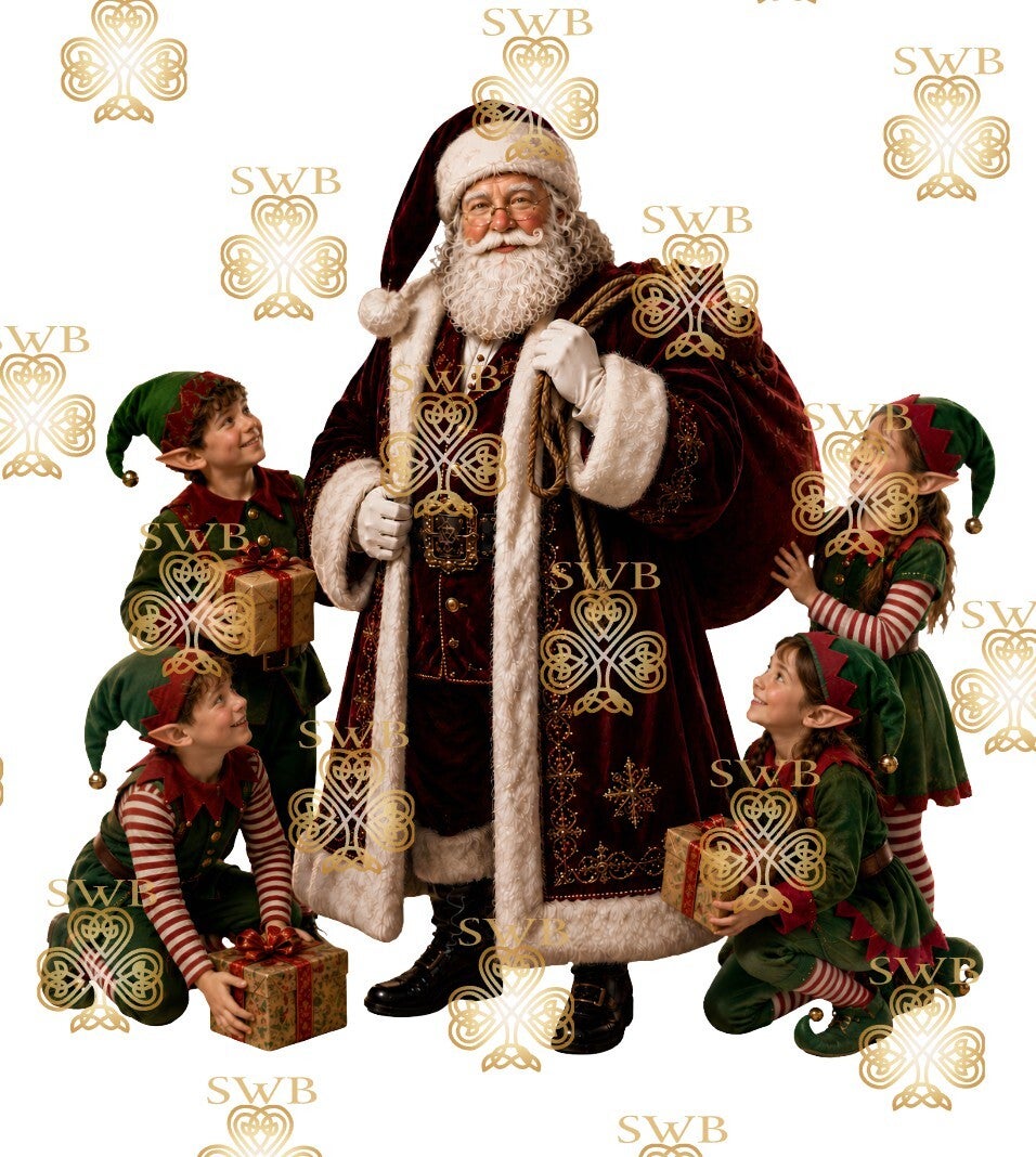 DTF or UVDTF Print -Santa #6