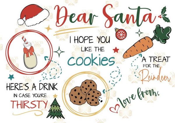 Digital Download Santa Plate #11