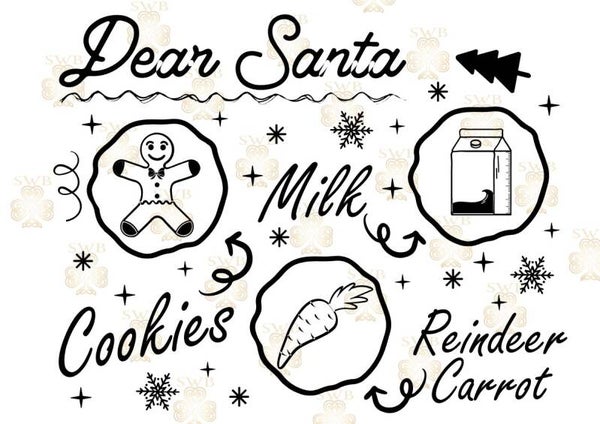 Digital Download Santa Plate #14