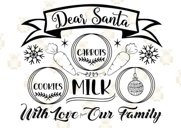 Digital Download Santa Plate #22