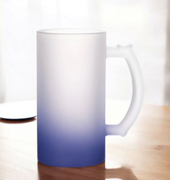-Frosted Tankard-Blue