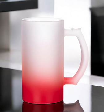 -Frosted Tankard-Red