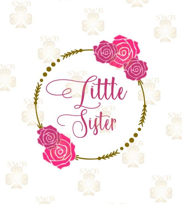 DTF, UVDTF or Sublimation Print -Little Sister #2