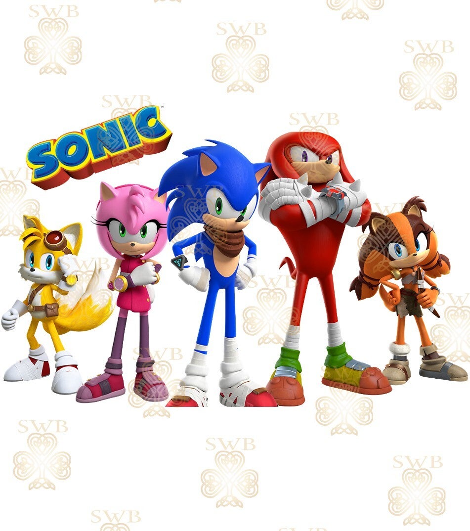 DTF or UVDTF Print - Sonic #3