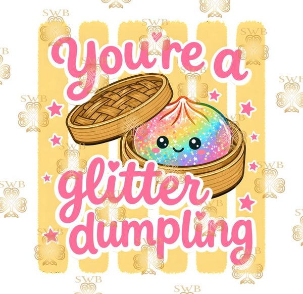DTF or UVDTF Print -Squishy Dumpling #10