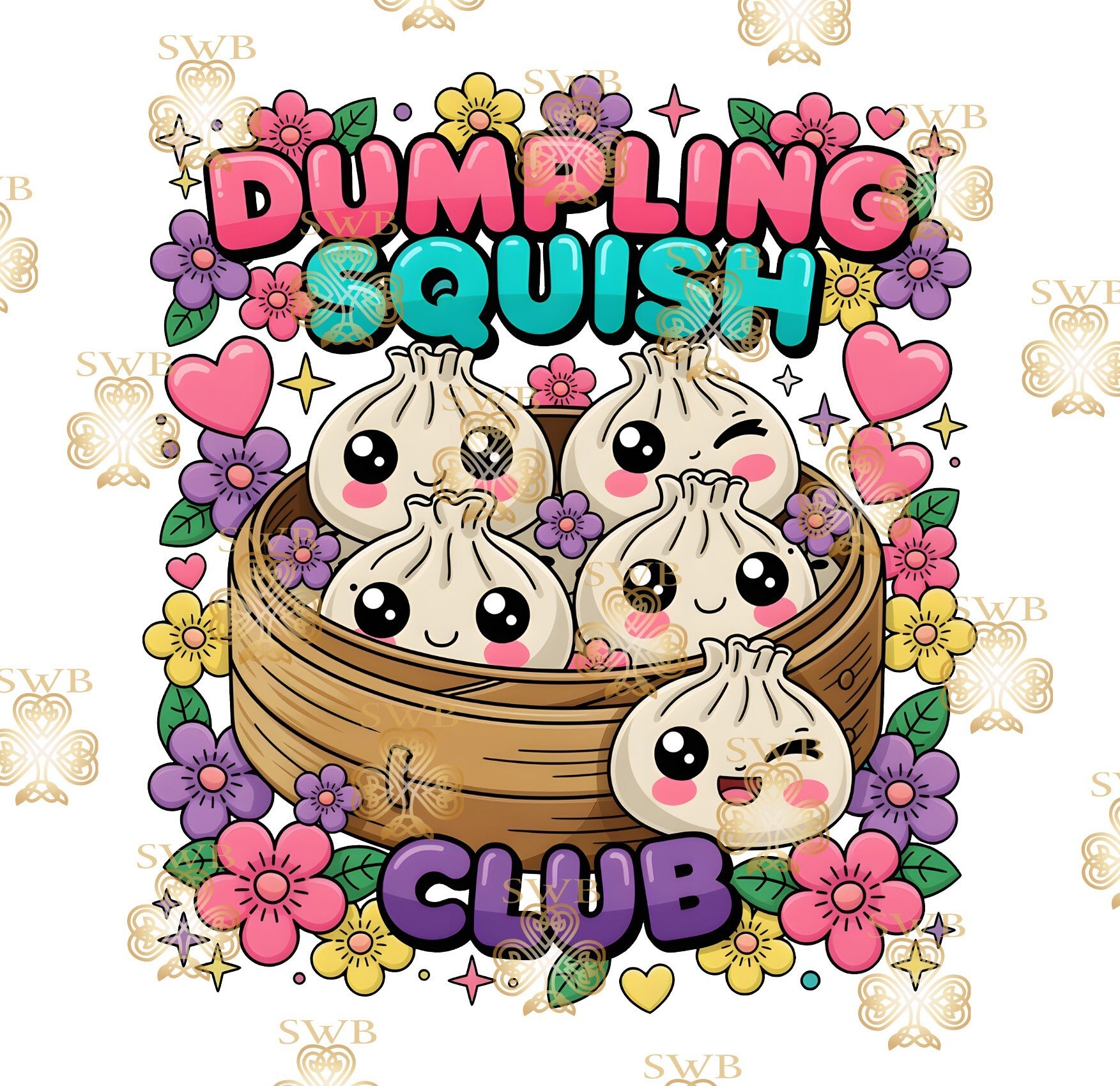 DTF or UVDTF Print -Squishy Dumpling #13