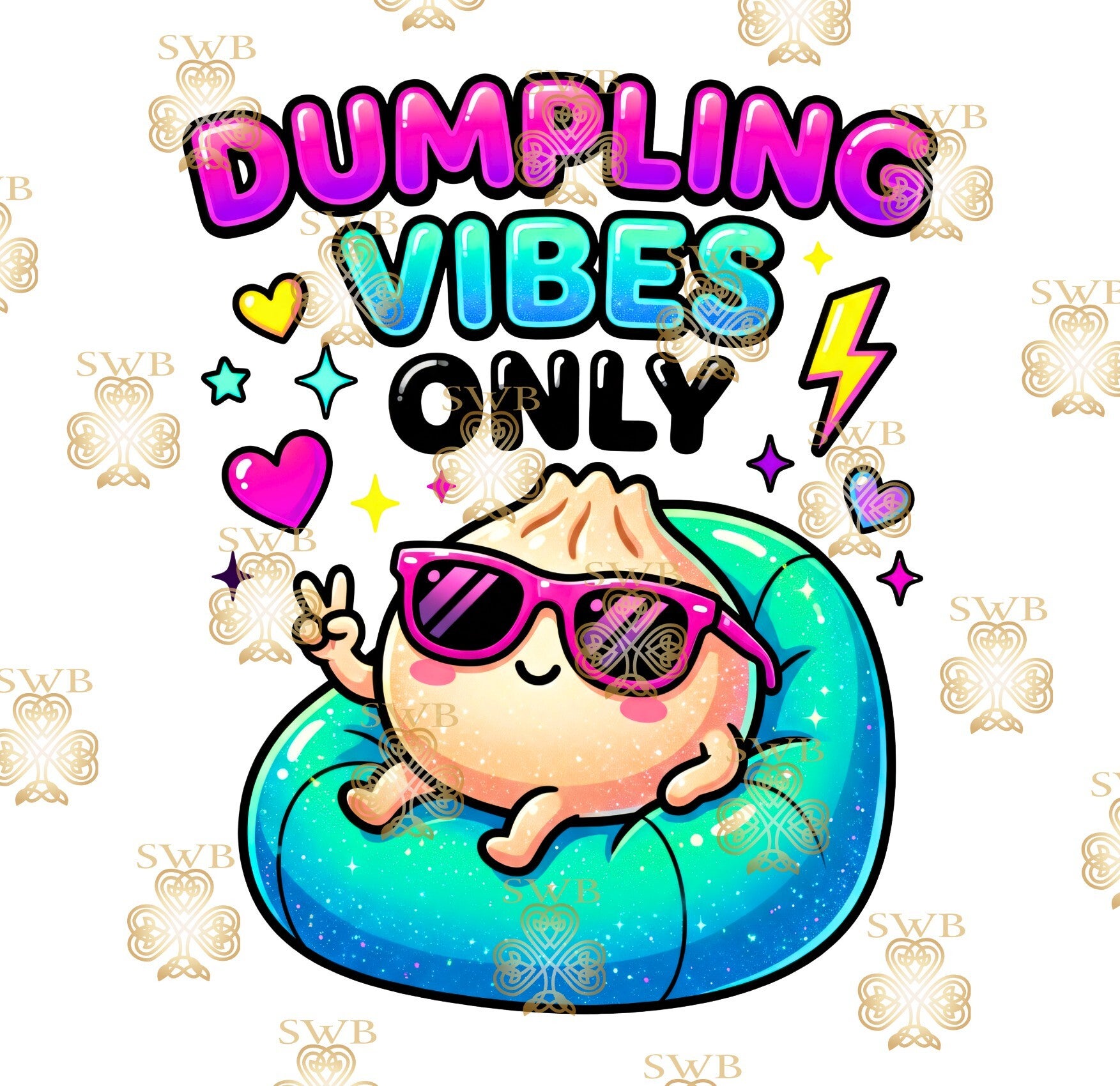 DTF or UVDTF Print -Squishy Dumpling #14