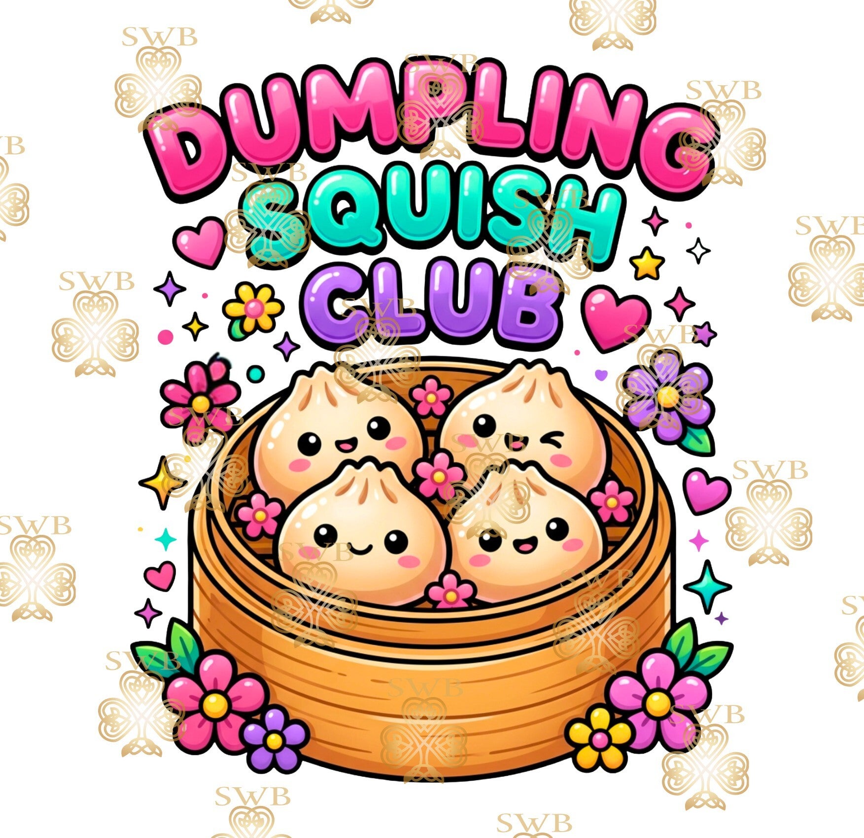 DTF or UVDTF Print -Squishy Dumpling #15