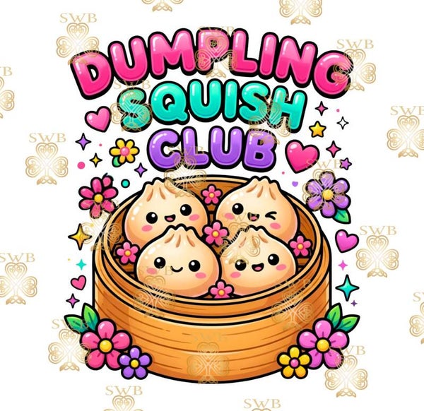 DTF or UVDTF Print -Squishy Dumpling #15