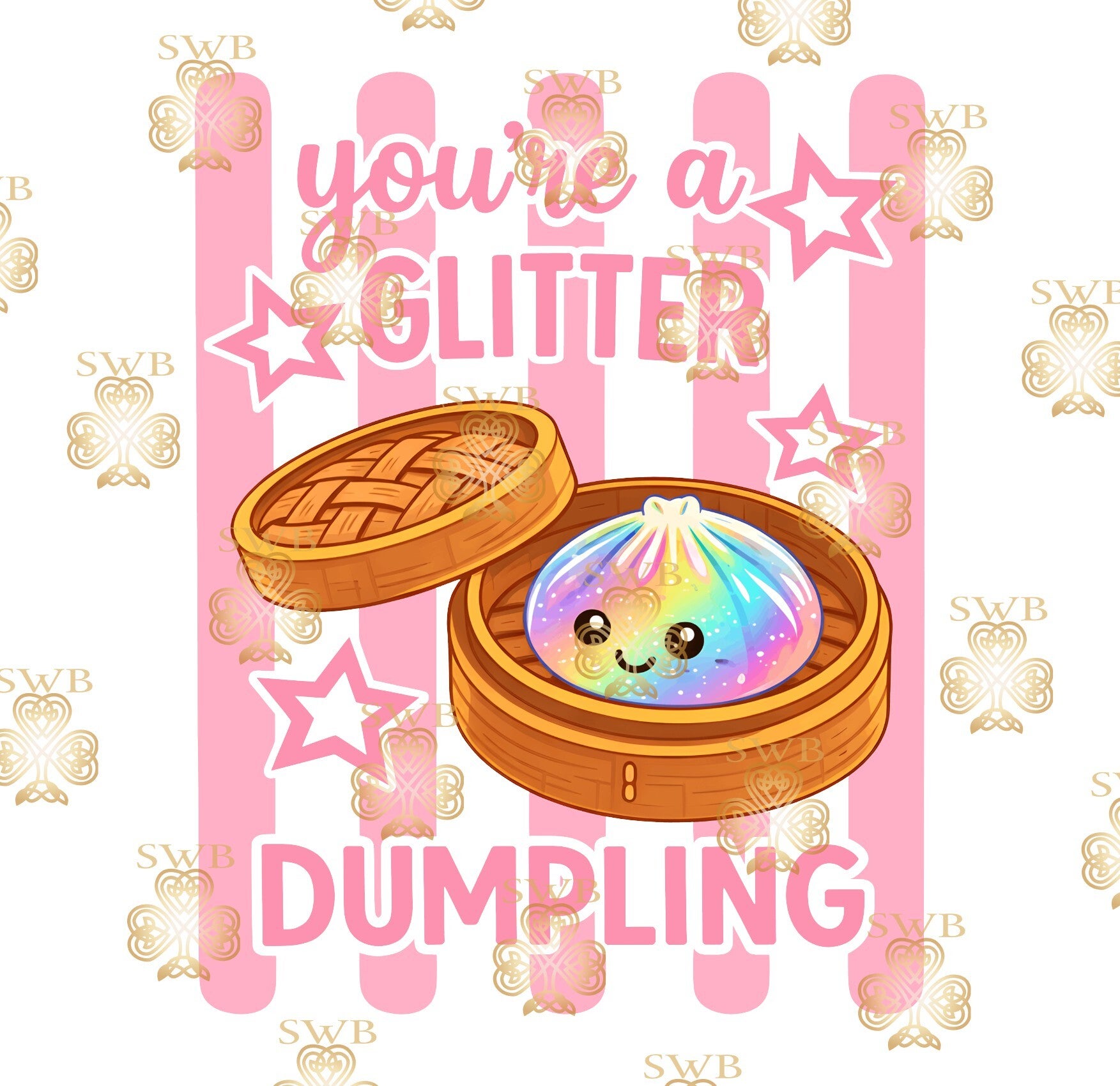 DTF or UVDTF Print -Squishy Dumpling #4