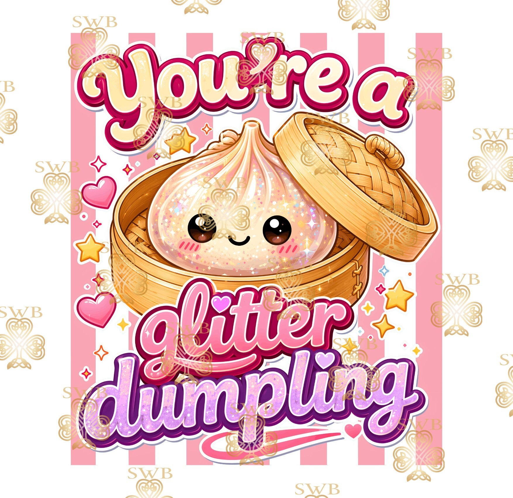 DTF or UVDTF Print -Squishy Dumpling #5