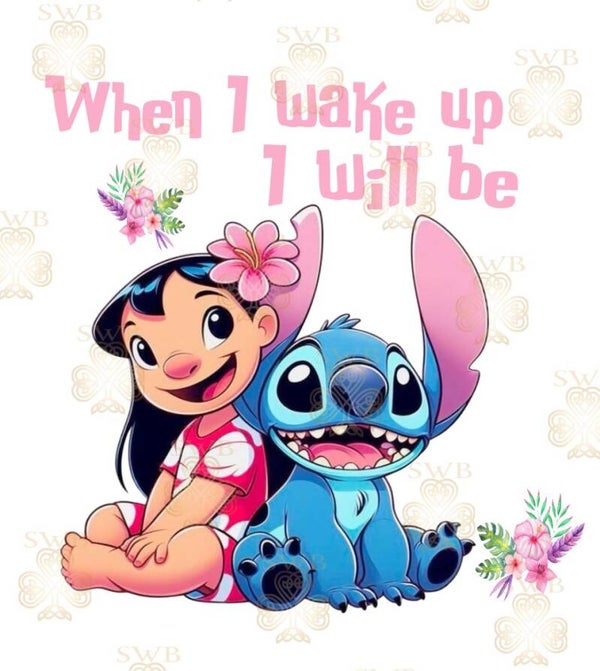 DTF or UVDTF Print -Stitch Pjs #1
