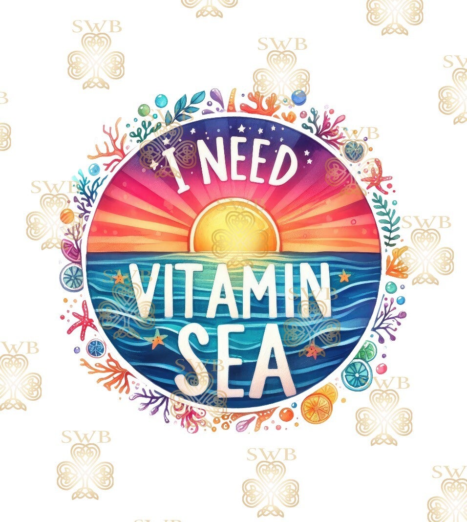 DTF, UVDTF or Sublimation Print -Summer #17