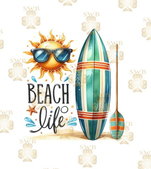 DTF, UVDTF or Sublimation Print -Summer #20