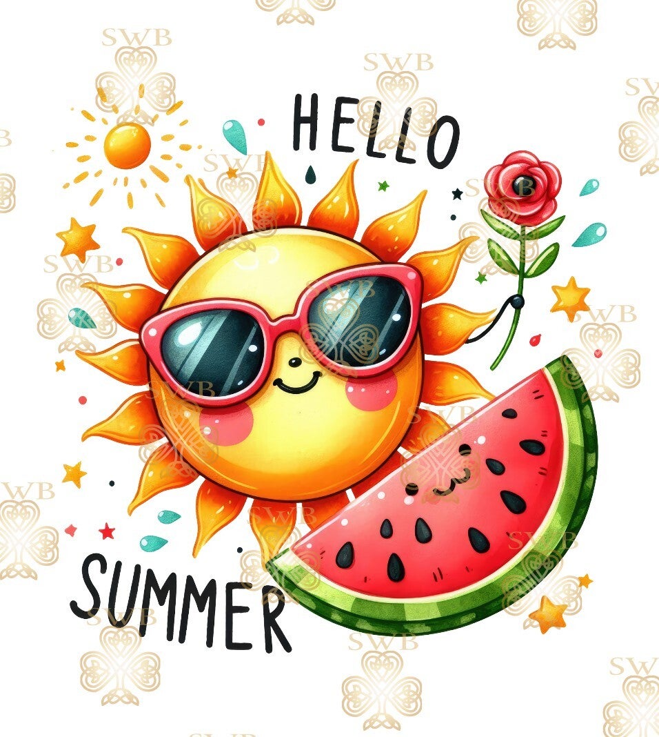 DTF, UVDTF or Sublimation Print -Summer #5