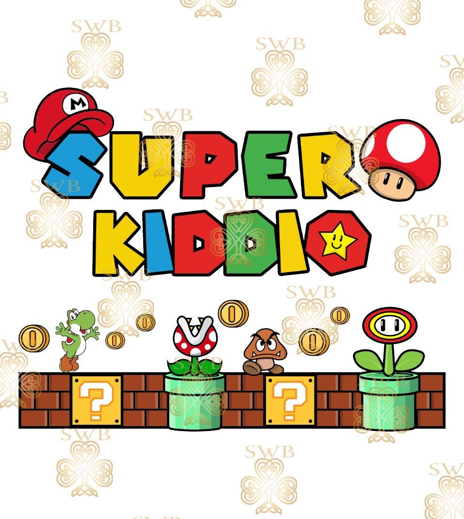 DTF, UVDTF or Sublimation Print -Super Kiddio #1