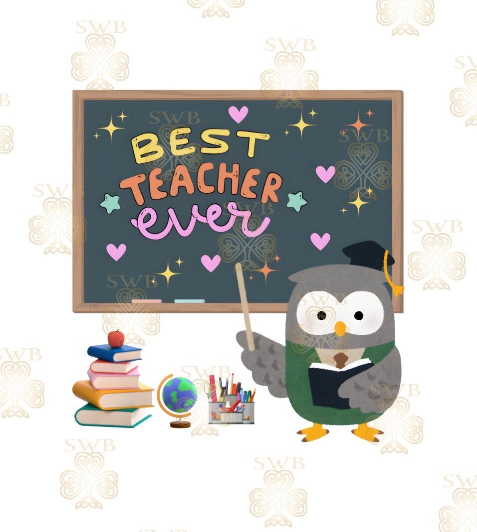 DTF or UVDTF Print - Teacher #1