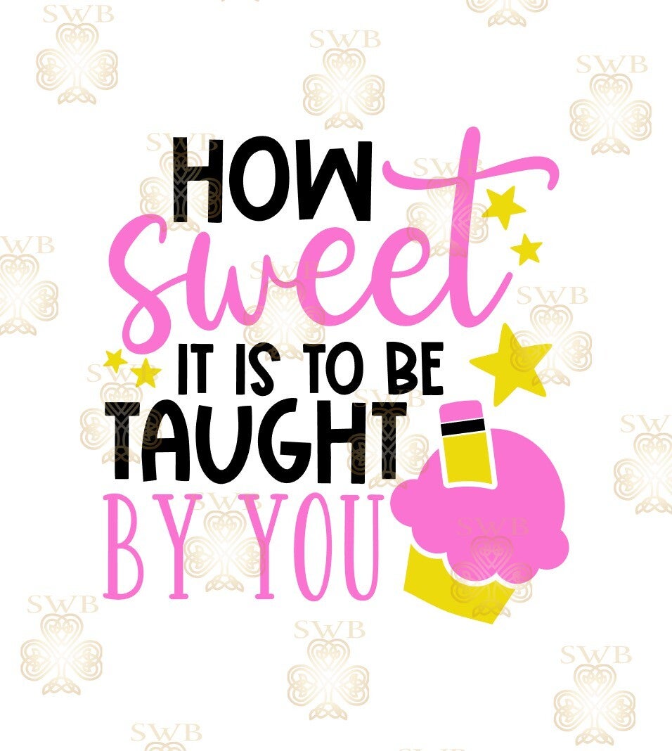 DTF or UVDTF Print - Teacher #12