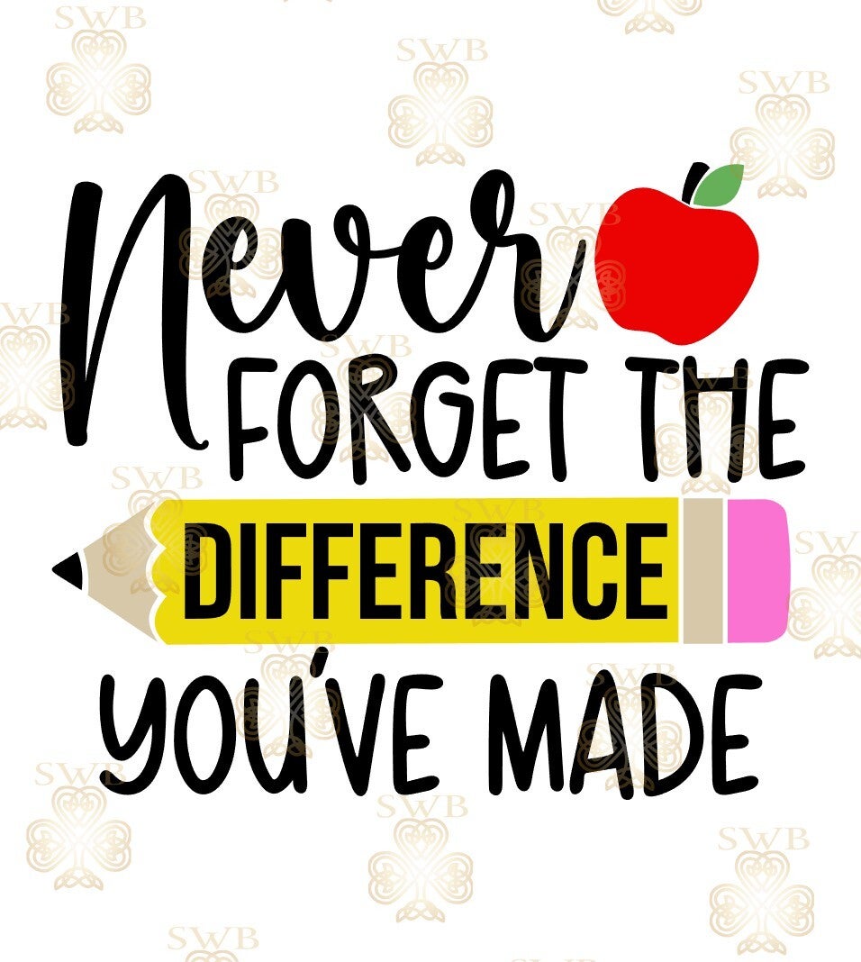 DTF or UVDTF Print - Teacher #13