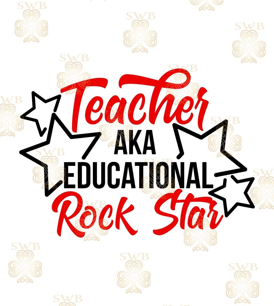 DTF or UVDTF Print - Teacher #14