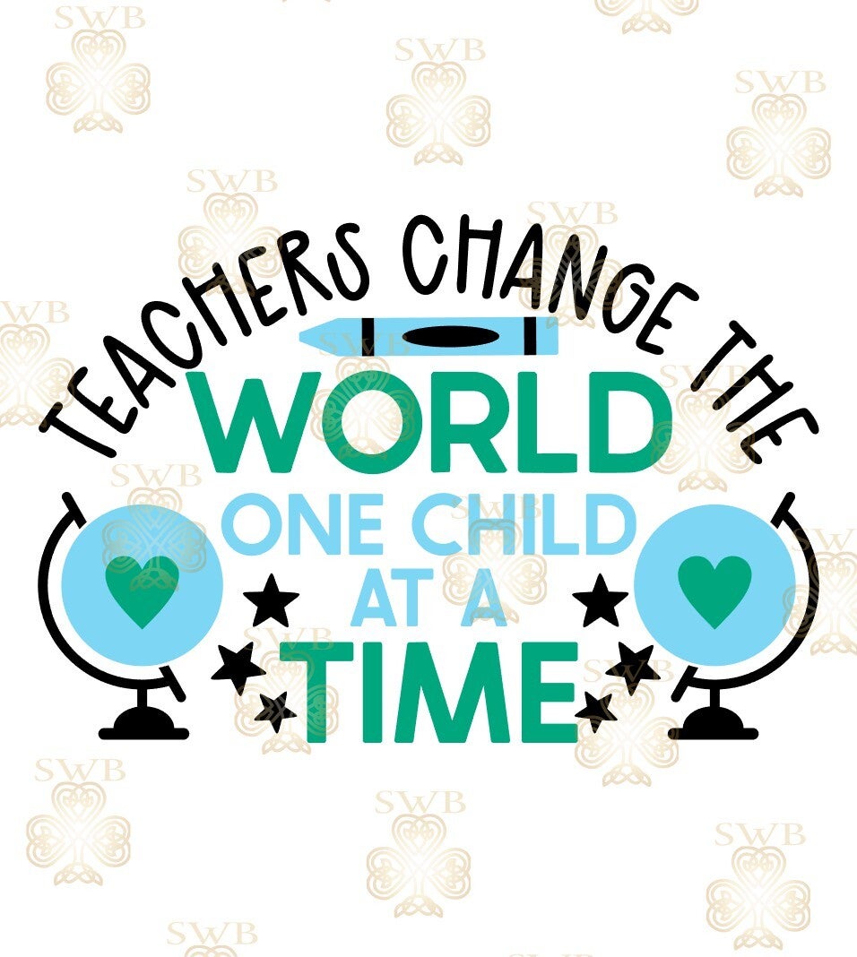 DTF or UVDTF Print - Teacher #15