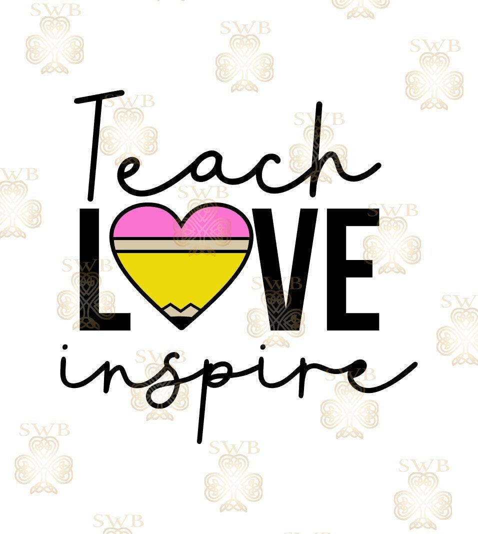 DTF or UVDTF Print - Teacher #17