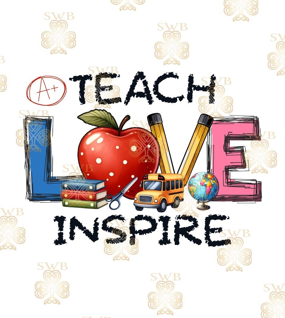 DTF, UVDTF or Sublimation Print -Teacher #23