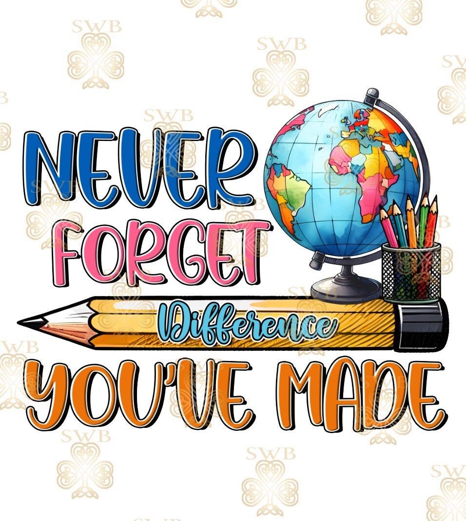 DTF, UVDTF or Sublimation Print -Teacher #24