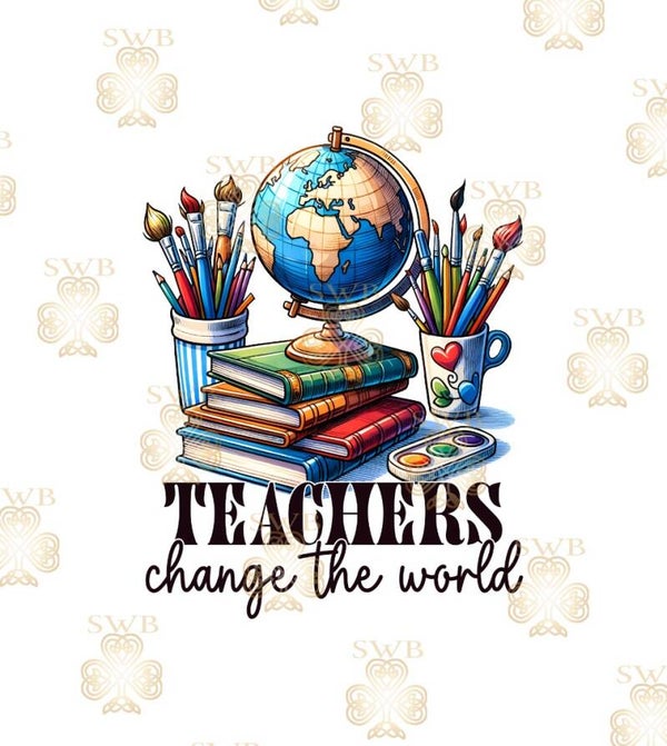 DTF, UVDTF or Sublimation Print -Teacher #25