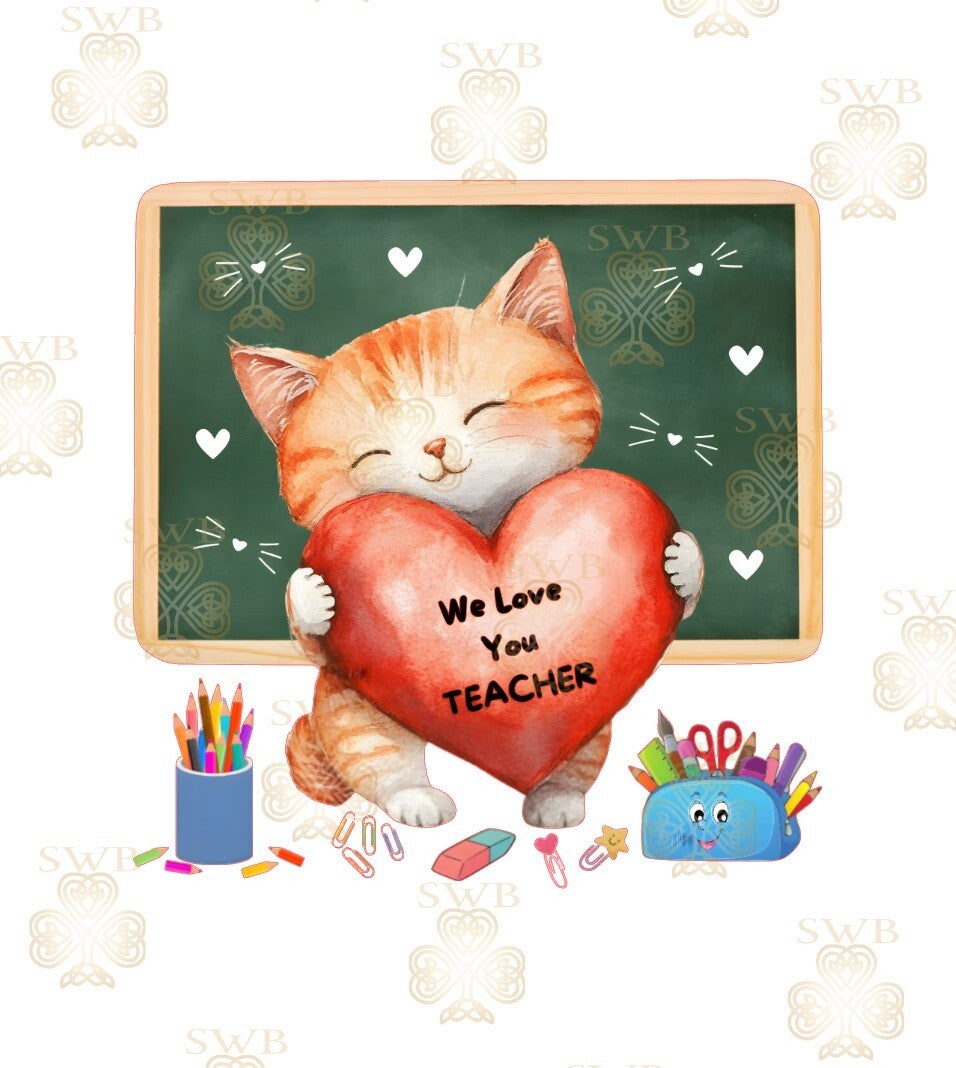 DTF or UVDTF Print - Teacher #7