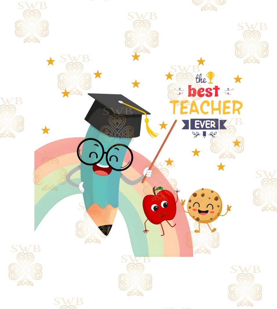 DTF or UVDTF Print - Teacher #8