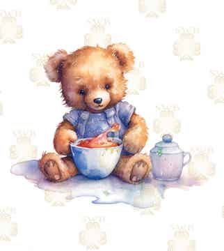 DTF or UVDTF Print -Teddy #1